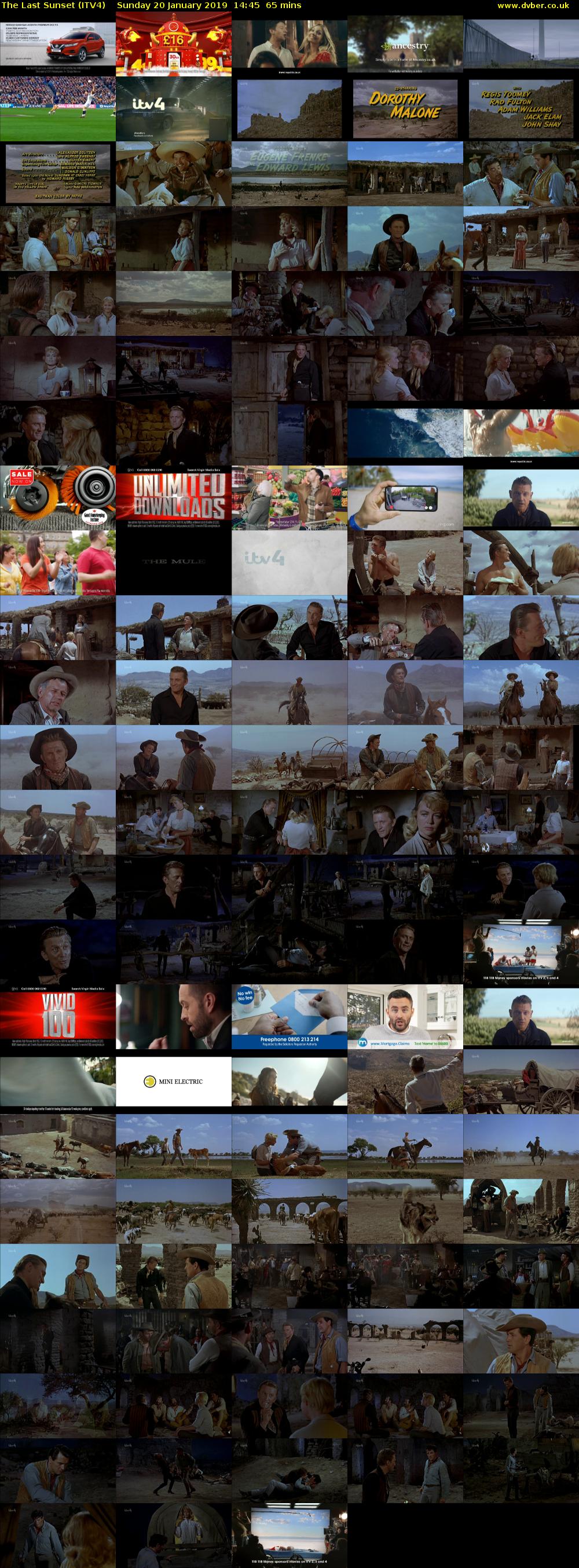 The Last Sunset (ITV4) Sunday 20 January 2019 14:45 - 15:50