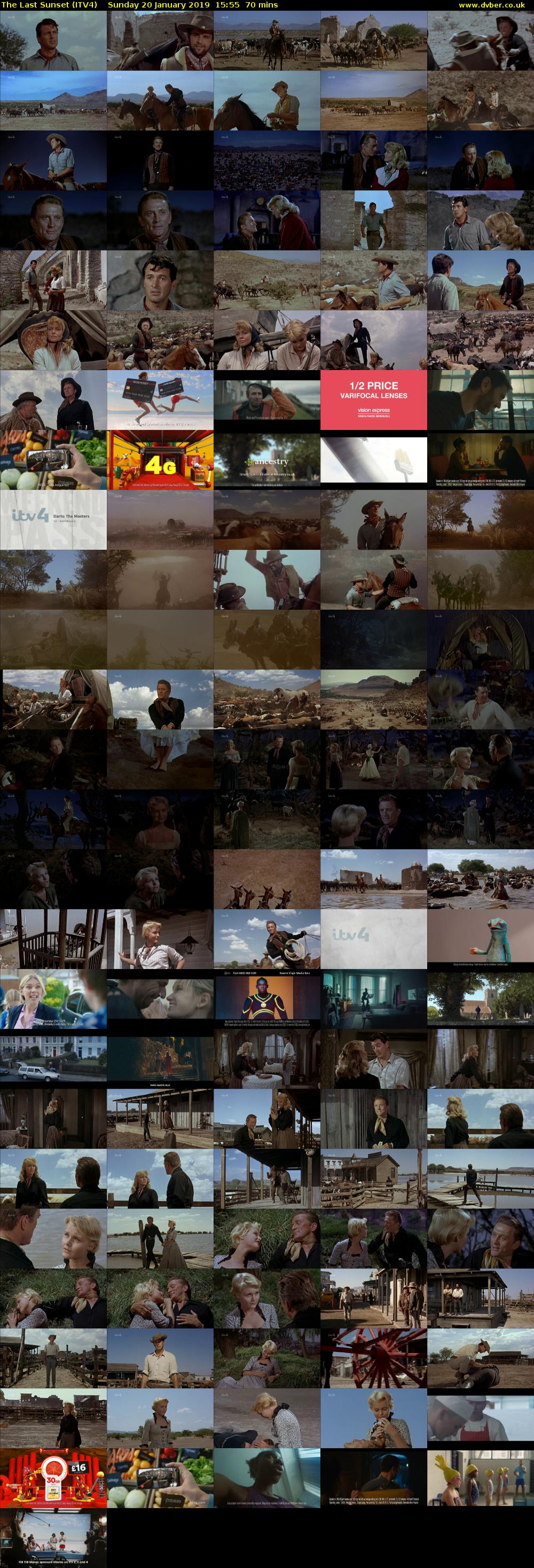 The Last Sunset (ITV4) Sunday 20 January 2019 15:55 - 17:05