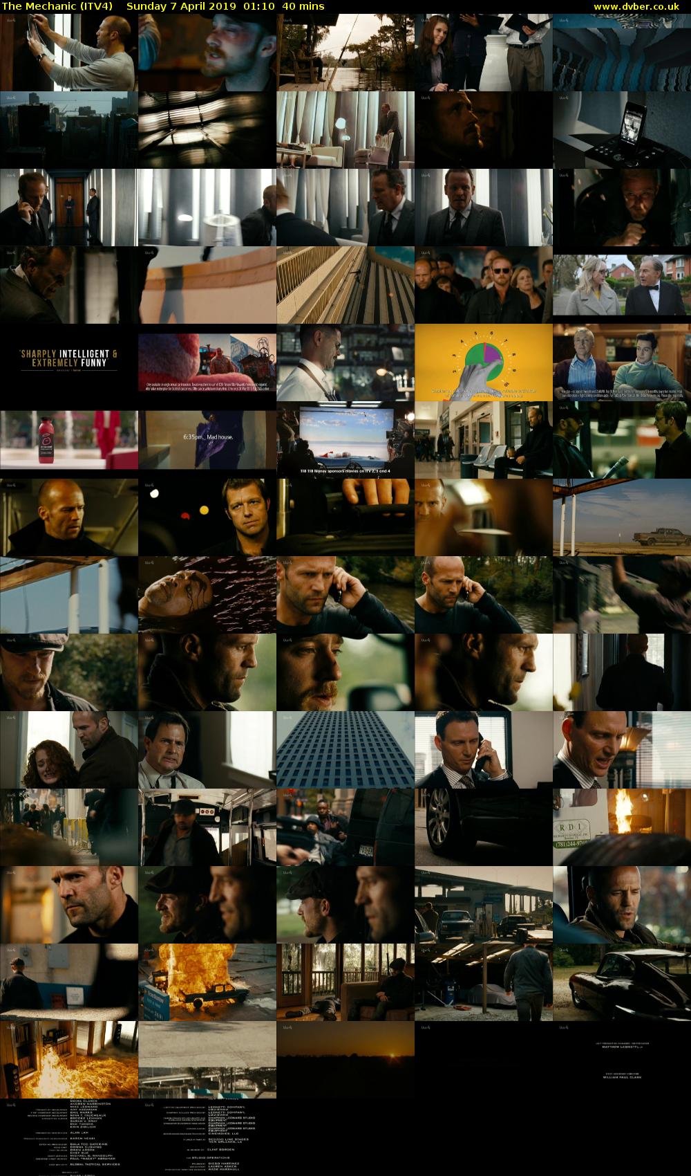 The Mechanic (ITV4) Sunday 7 April 2019 01:10 - 01:50