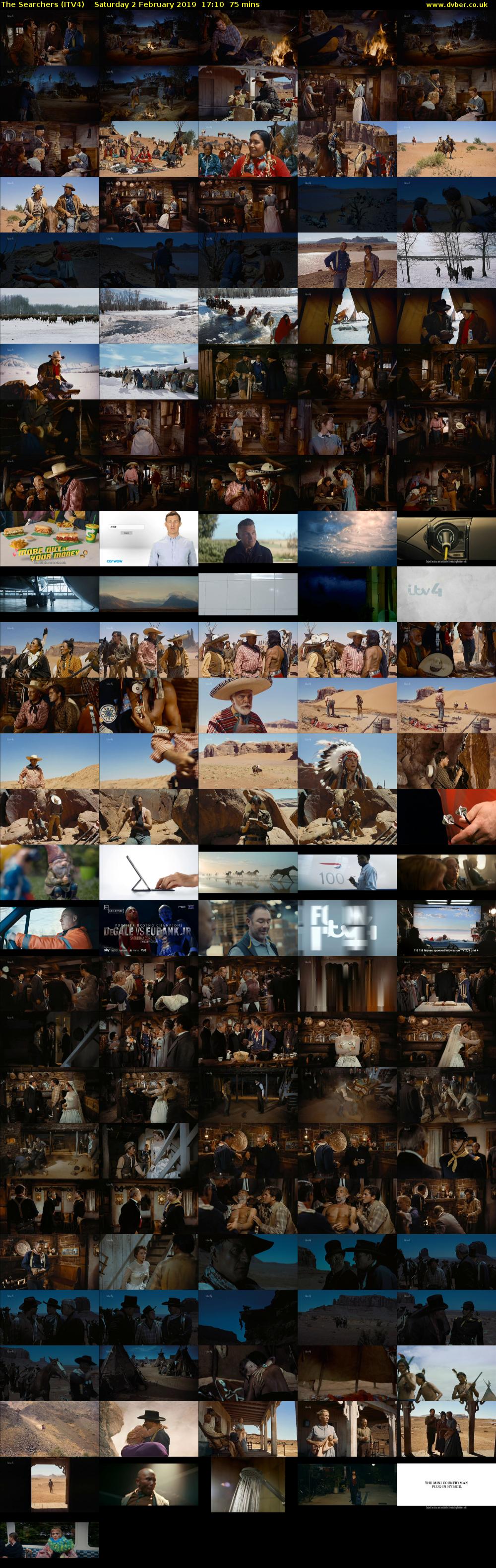 The Searchers (ITV4) Saturday 2 February 2019 17:10 - 18:25