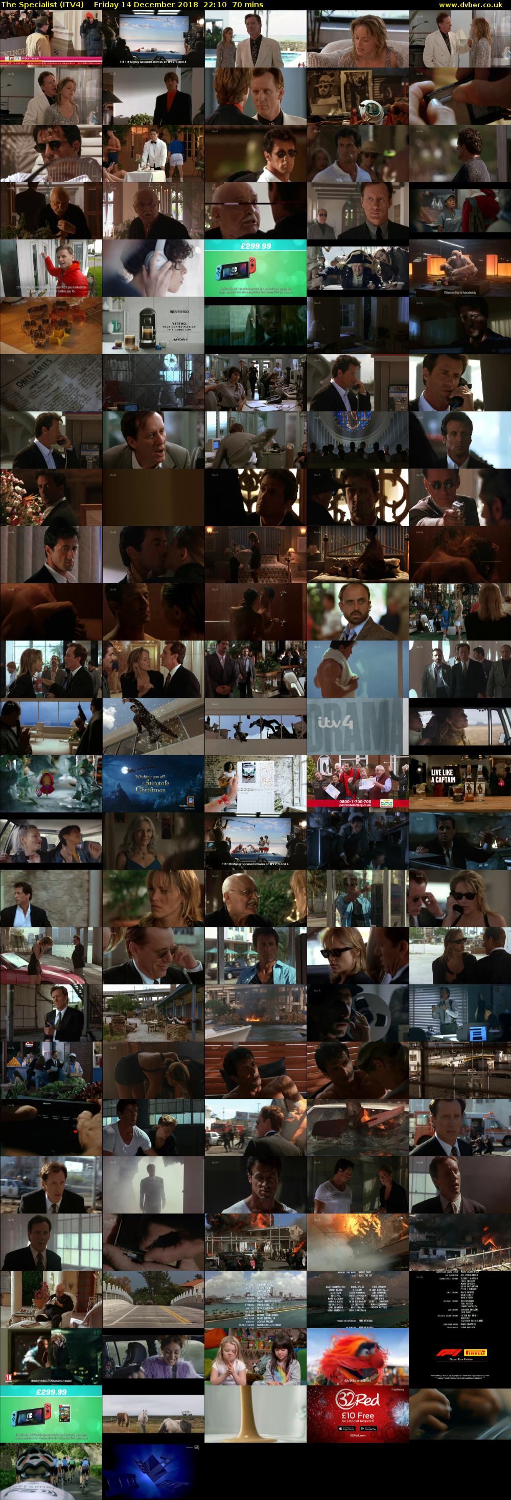 The Specialist (ITV4) Friday 14 December 2018 22:10 - 23:20