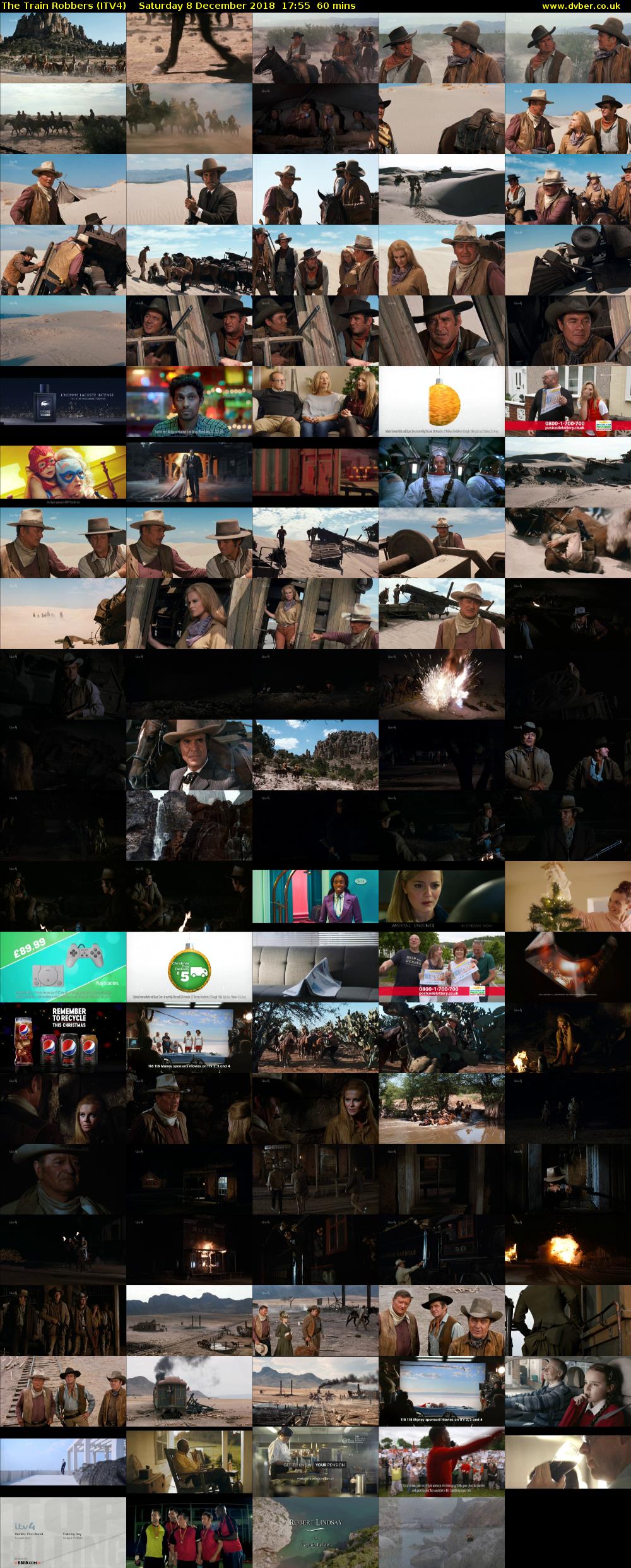 The Train Robbers (ITV4) Saturday 8 December 2018 17:55 - 18:55