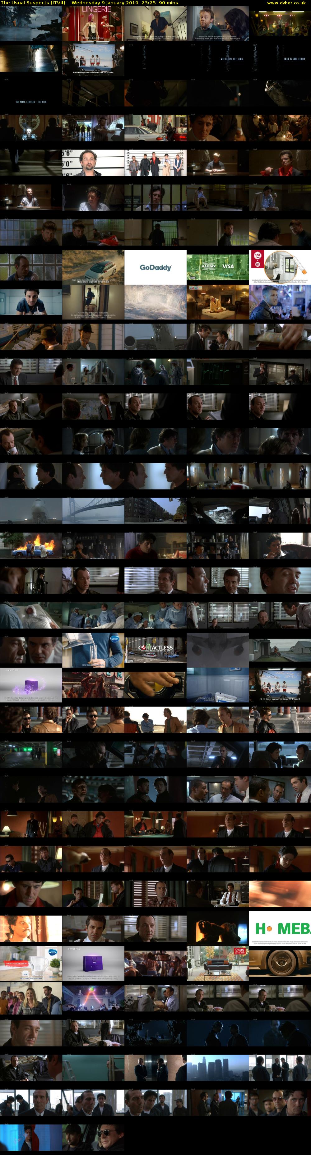 The Usual Suspects (ITV4) Wednesday 9 January 2019 23:25 - 00:55