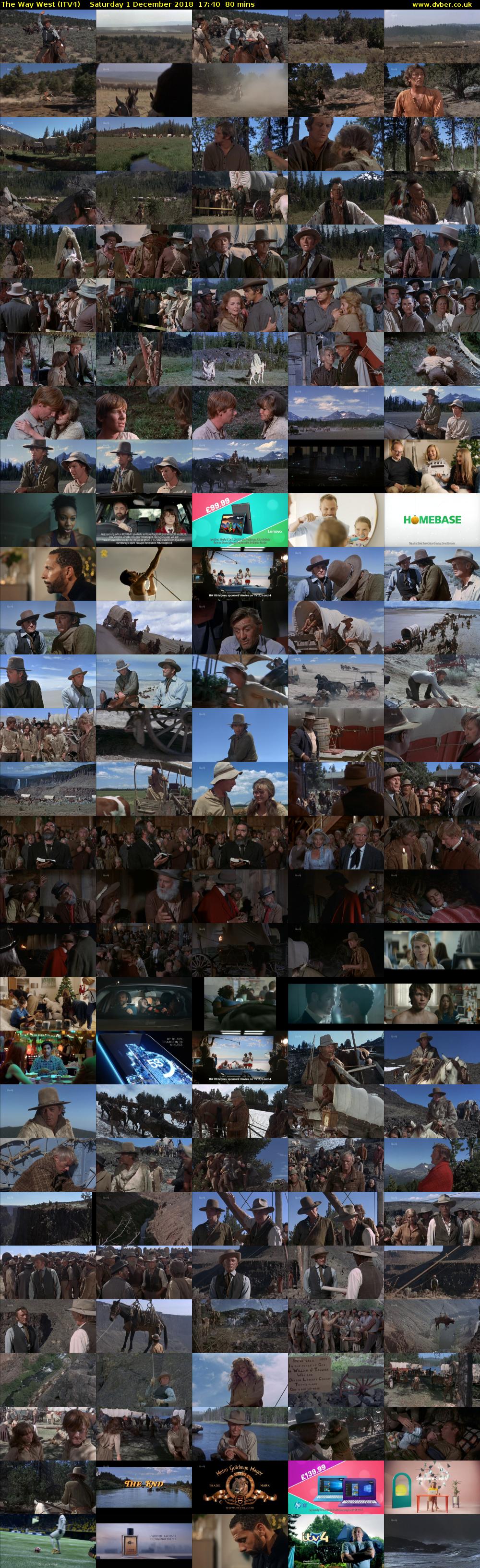 The Way West (ITV4) Saturday 1 December 2018 17:40 - 19:00