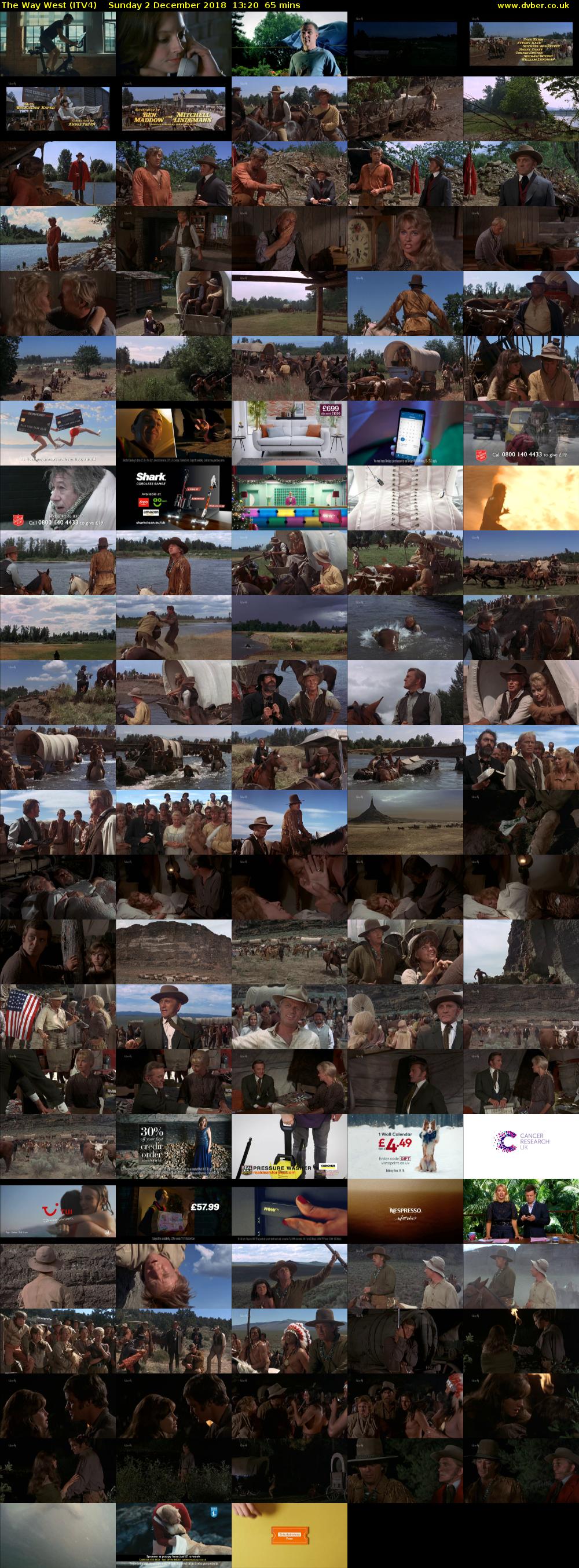 The Way West (ITV4) Sunday 2 December 2018 13:20 - 14:25