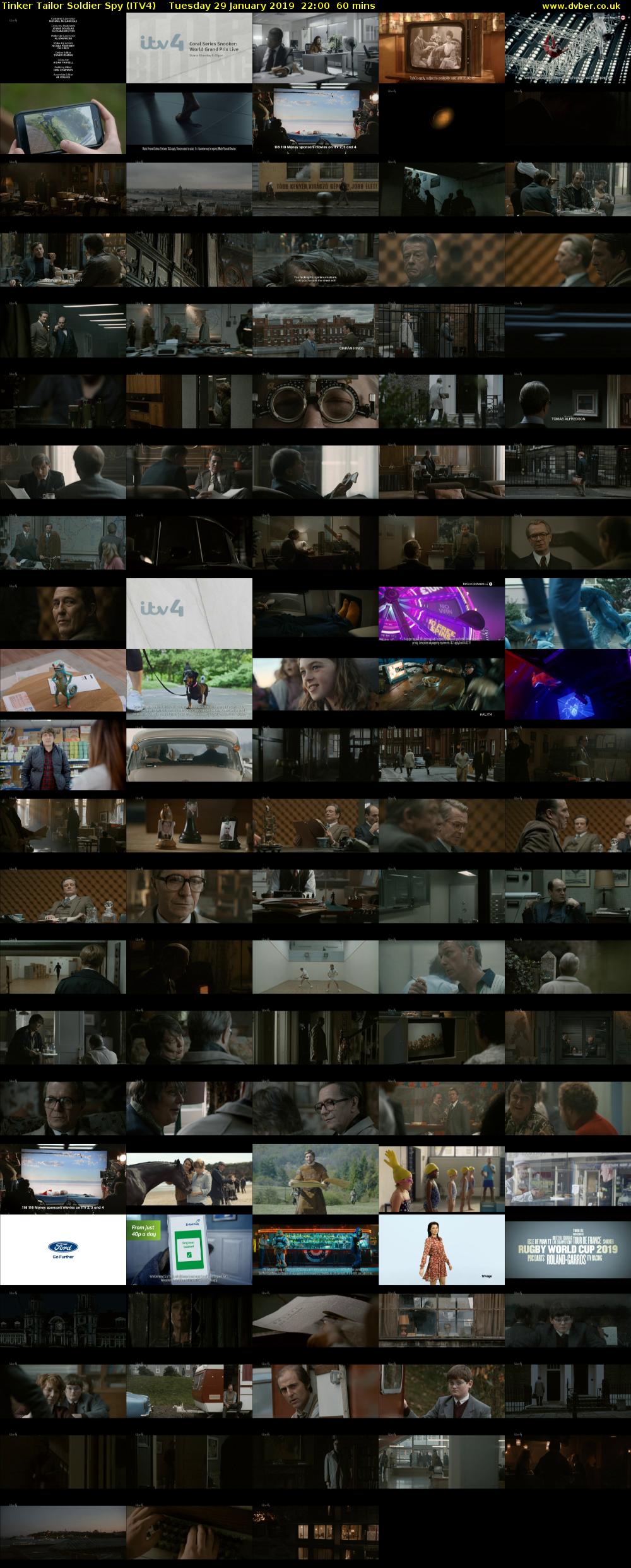 Tinker Tailor Soldier Spy (ITV4) Tuesday 29 January 2019 22:00 - 23:00