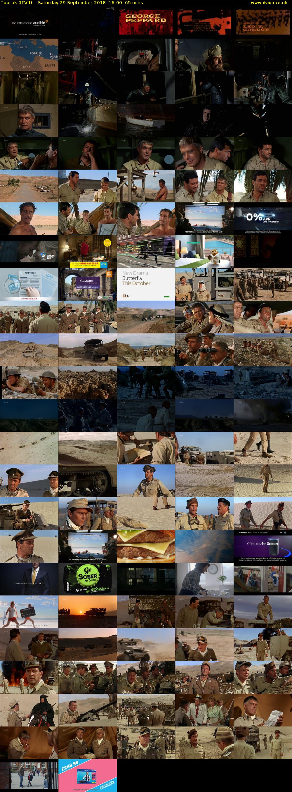 Tobruk (ITV4) Saturday 29 September 2018 16:00 - 17:05