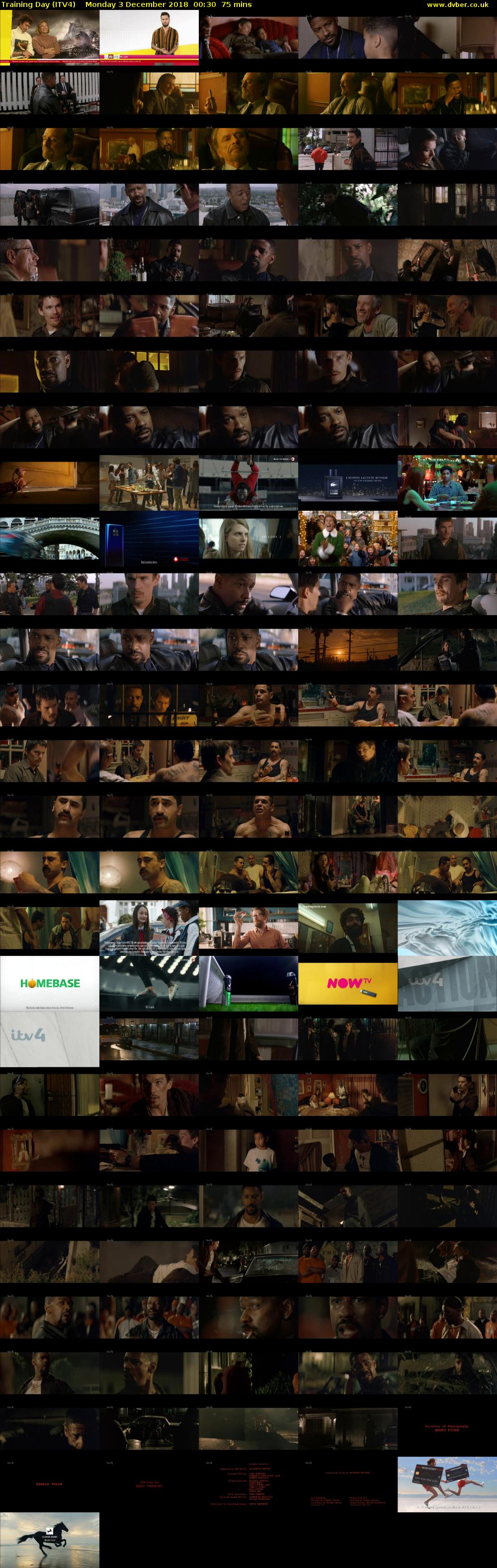 Training Day (ITV4) Monday 3 December 2018 00:30 - 01:45