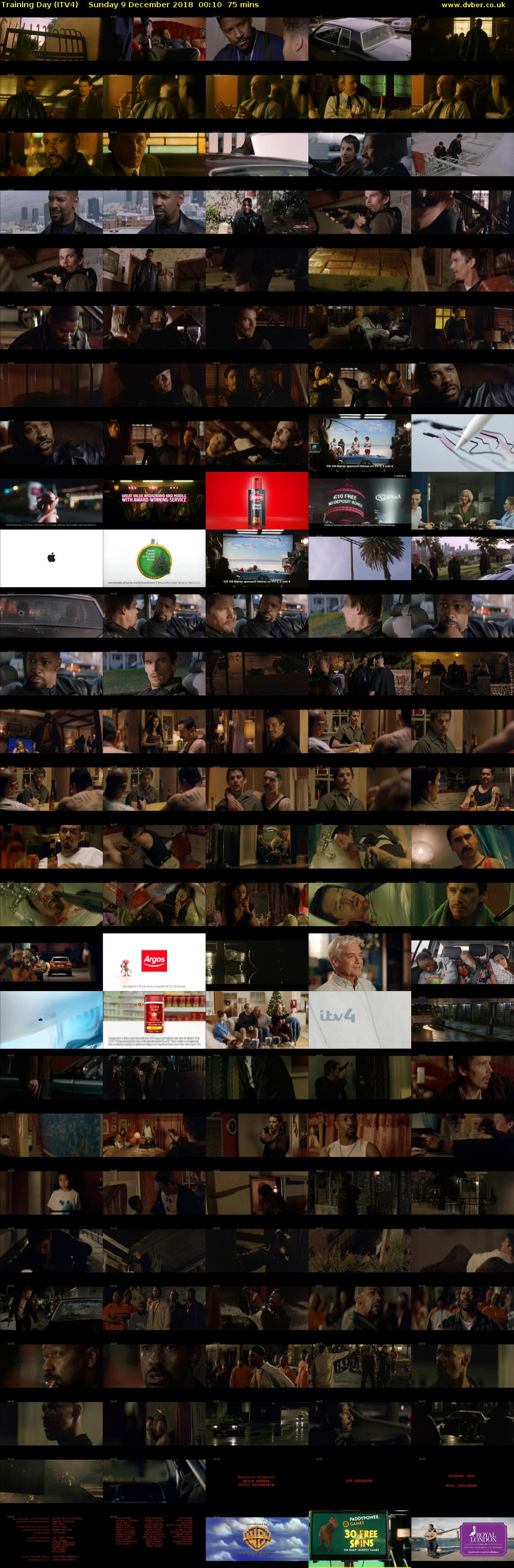 Training Day (ITV4) Sunday 9 December 2018 00:10 - 01:25