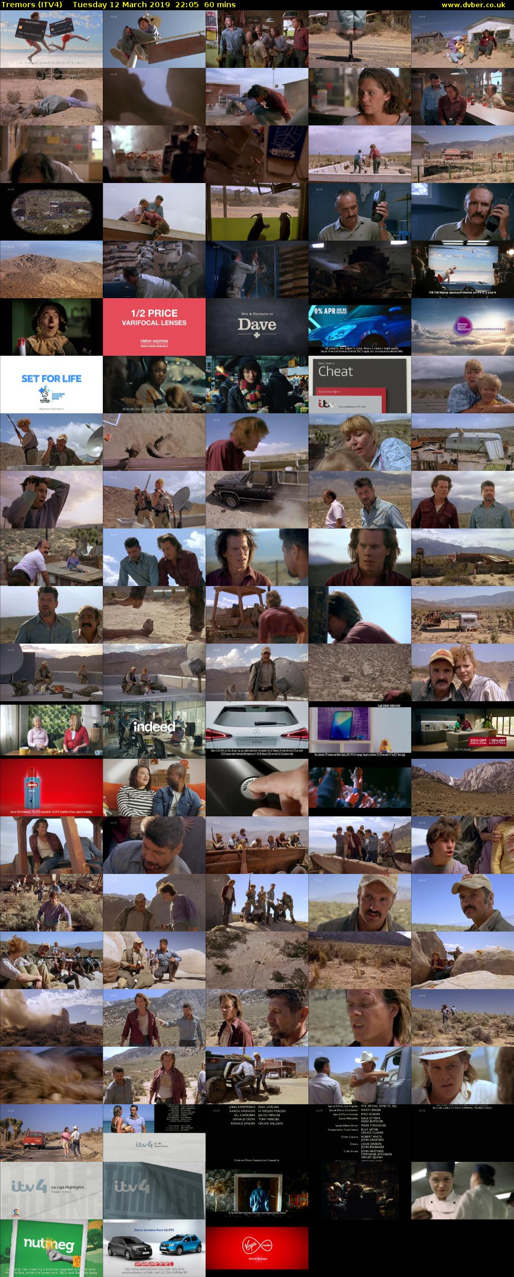 Tremors (ITV4) Tuesday 12 March 2019 22:05 - 23:05