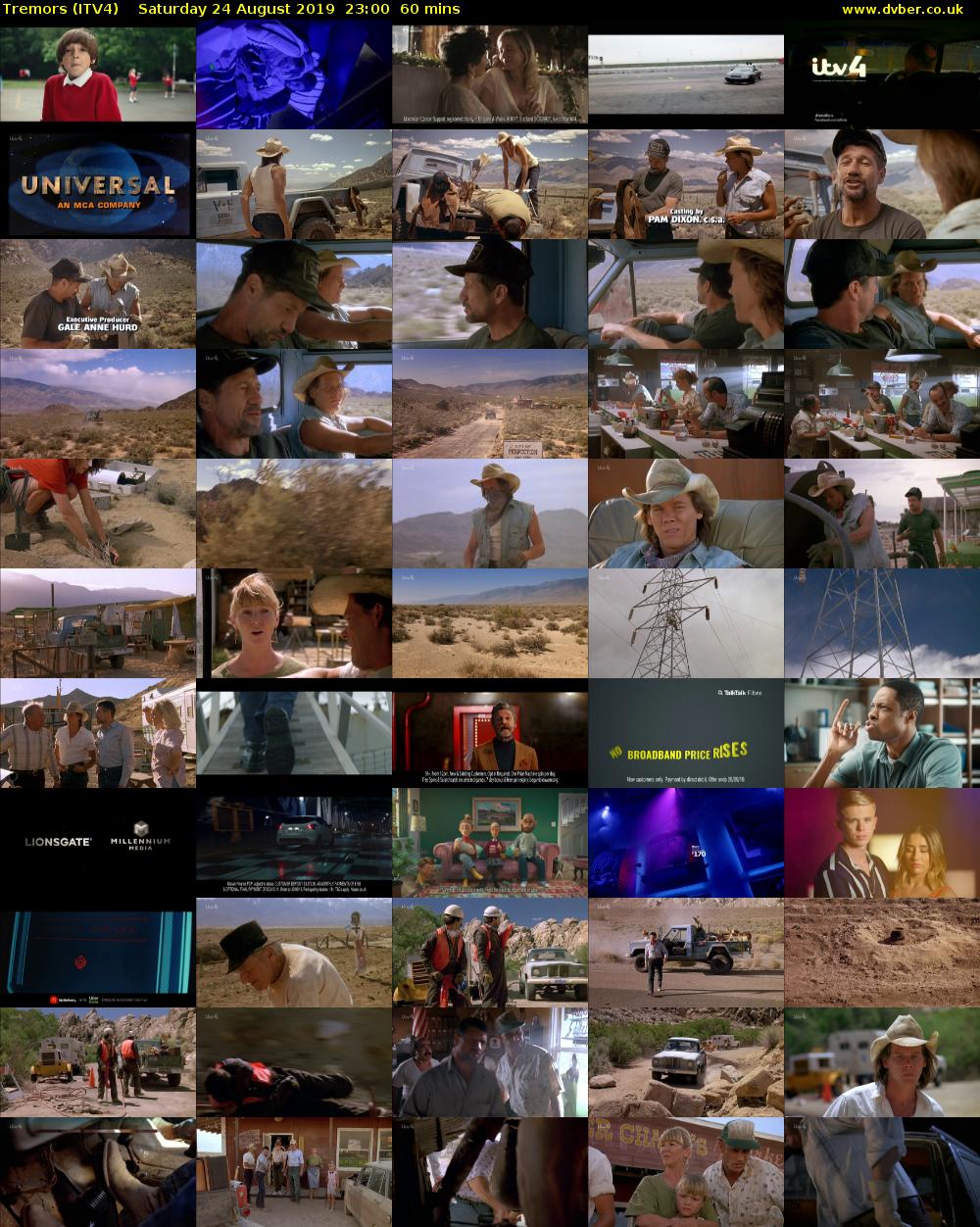 Tremors (ITV4) Saturday 24 August 2019 23:00 - 00:00