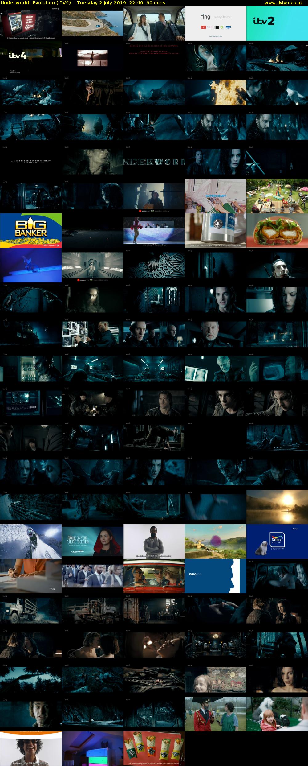 Underworld: Evolution (ITV4) Tuesday 2 July 2019 22:40 - 23:40