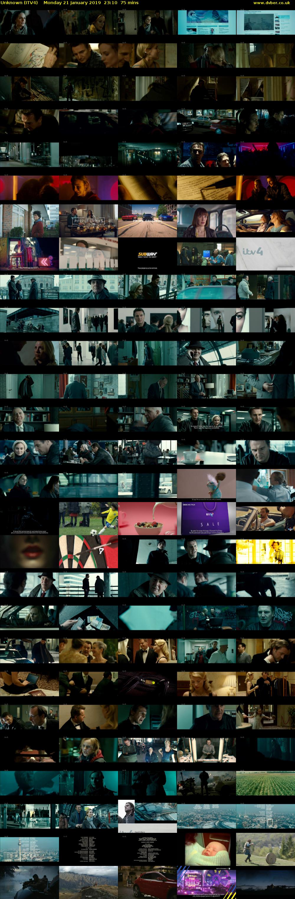 Unknown (ITV4) Monday 21 January 2019 23:10 - 00:25