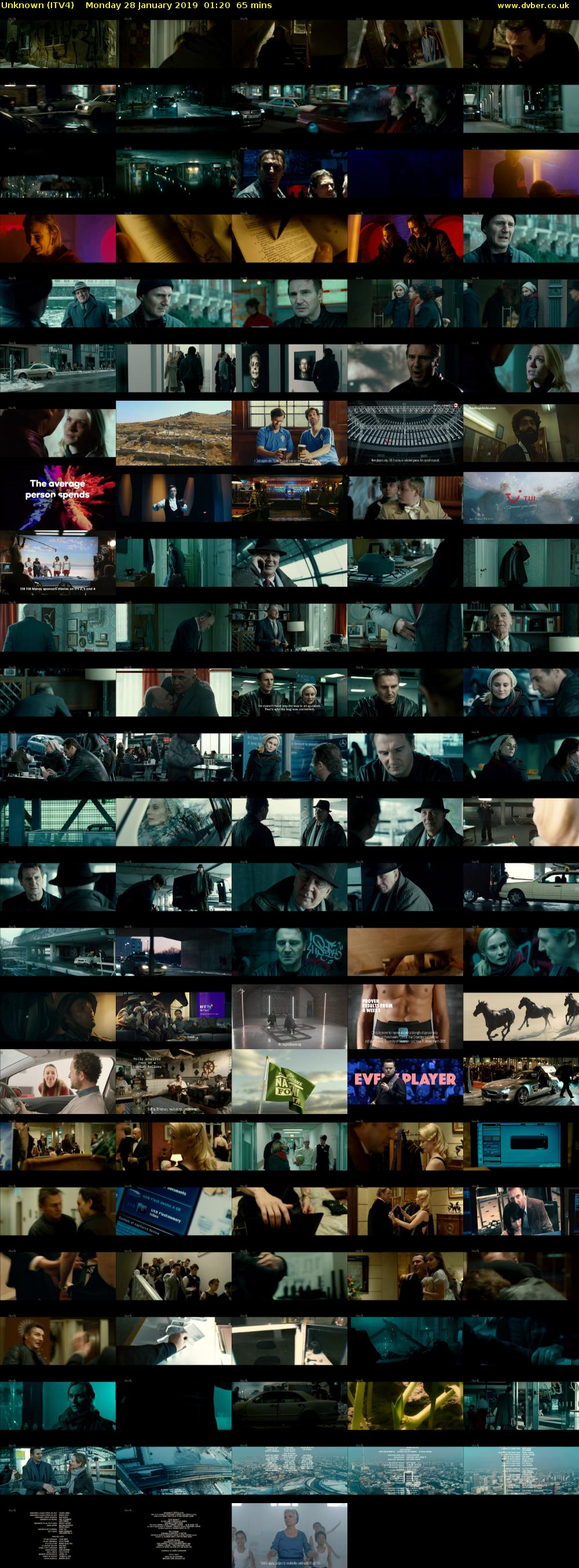 Unknown (ITV4) Monday 28 January 2019 01:20 - 02:25