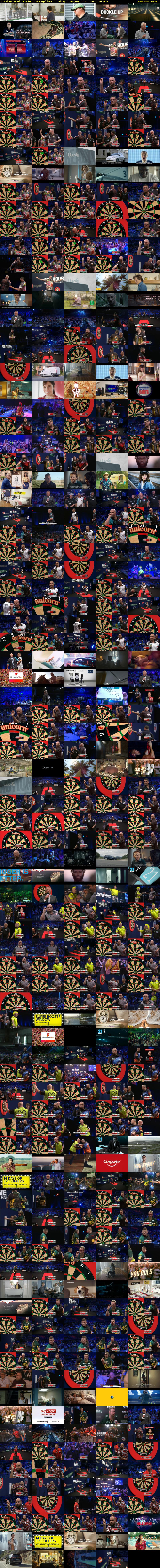 World Series of Darts (Non UK Legs) (ITV4) Friday 10 August 2018 19:00 - 23:00