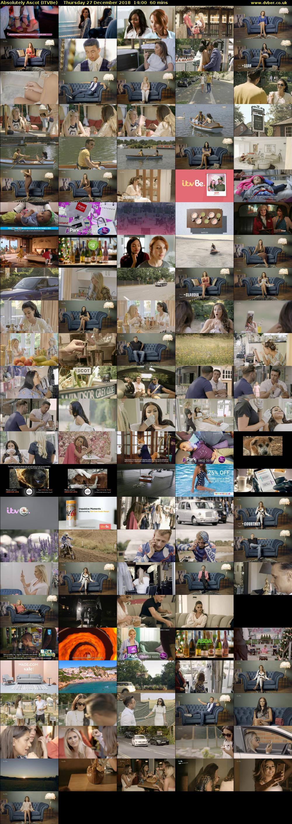 Absolutely Ascot (ITVBe) Thursday 27 December 2018 14:00 - 15:00