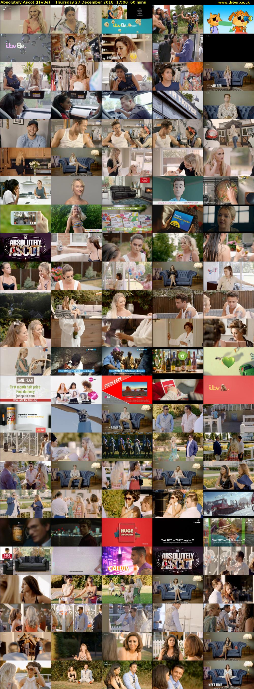 Absolutely Ascot (ITVBe) Thursday 27 December 2018 17:00 - 18:00