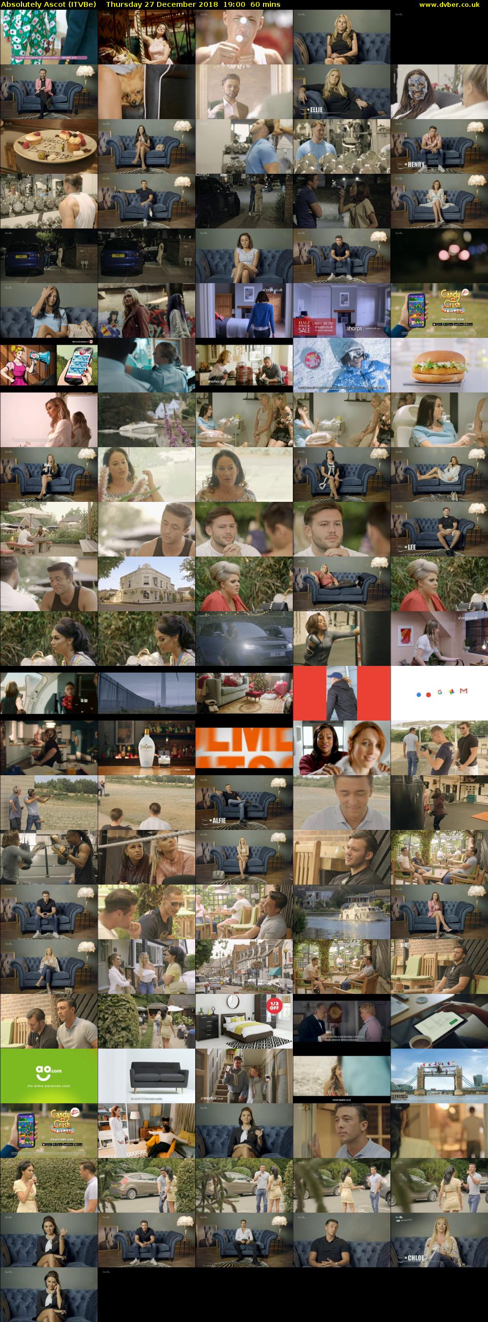 Absolutely Ascot (ITVBe) Thursday 27 December 2018 19:00 - 20:00