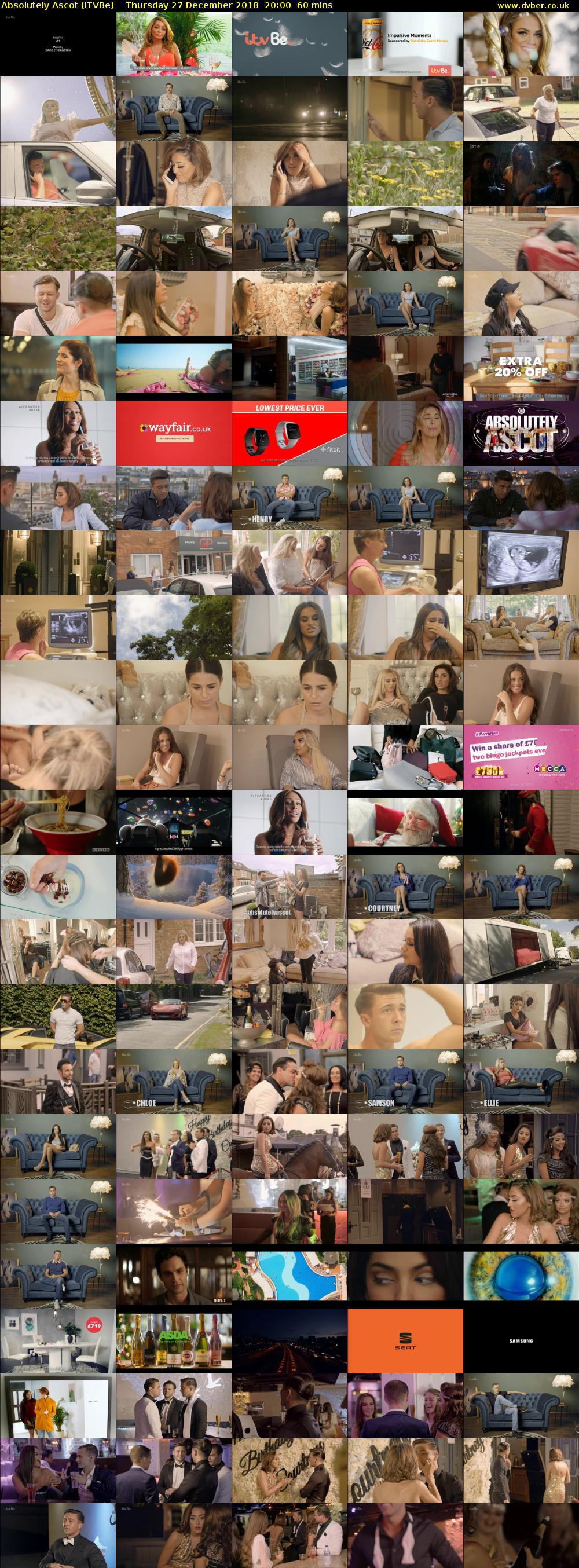 Absolutely Ascot (ITVBe) Thursday 27 December 2018 20:00 - 21:00