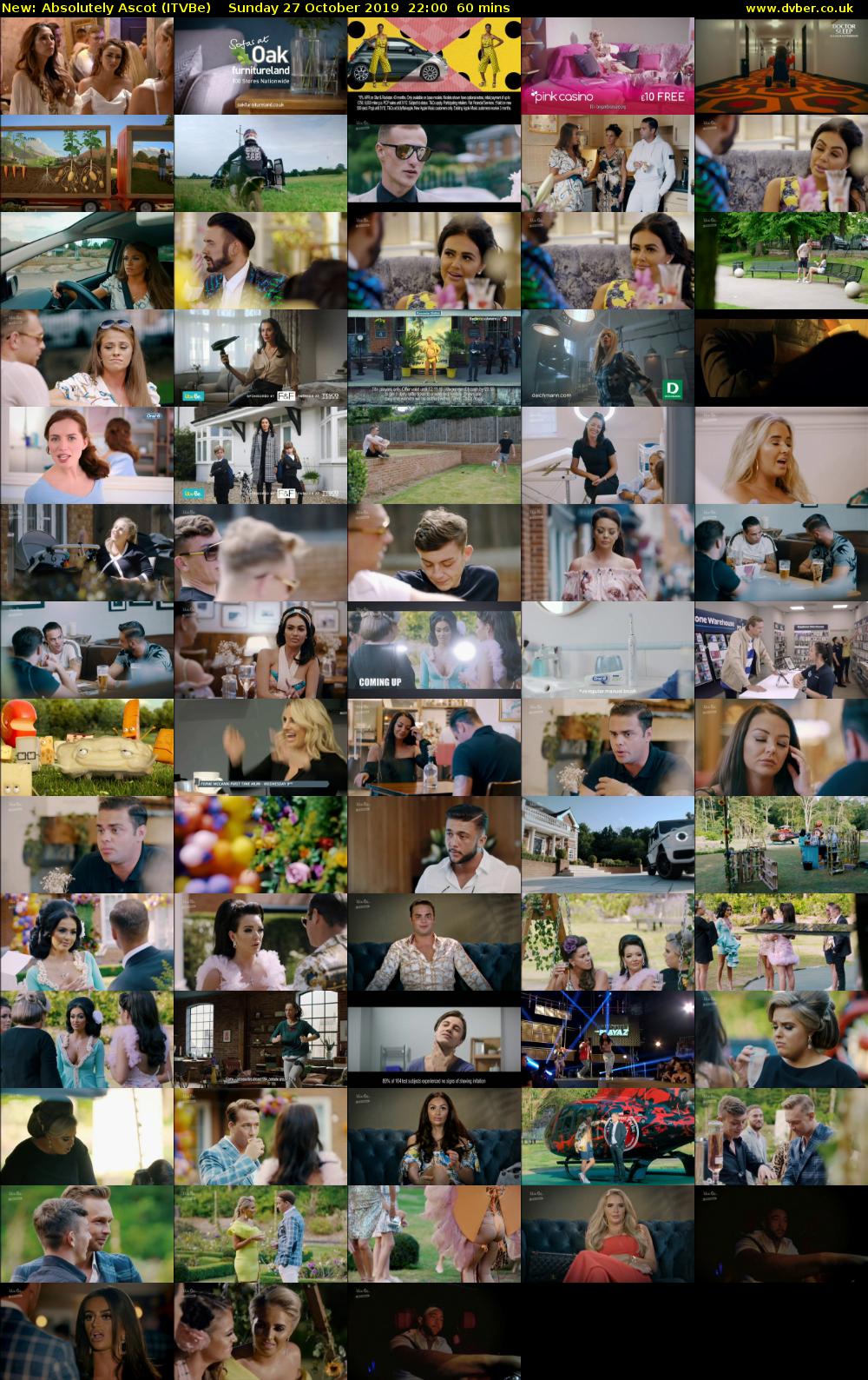 Absolutely Ascot (ITVBe) Sunday 27 October 2019 22:00 - 23:00