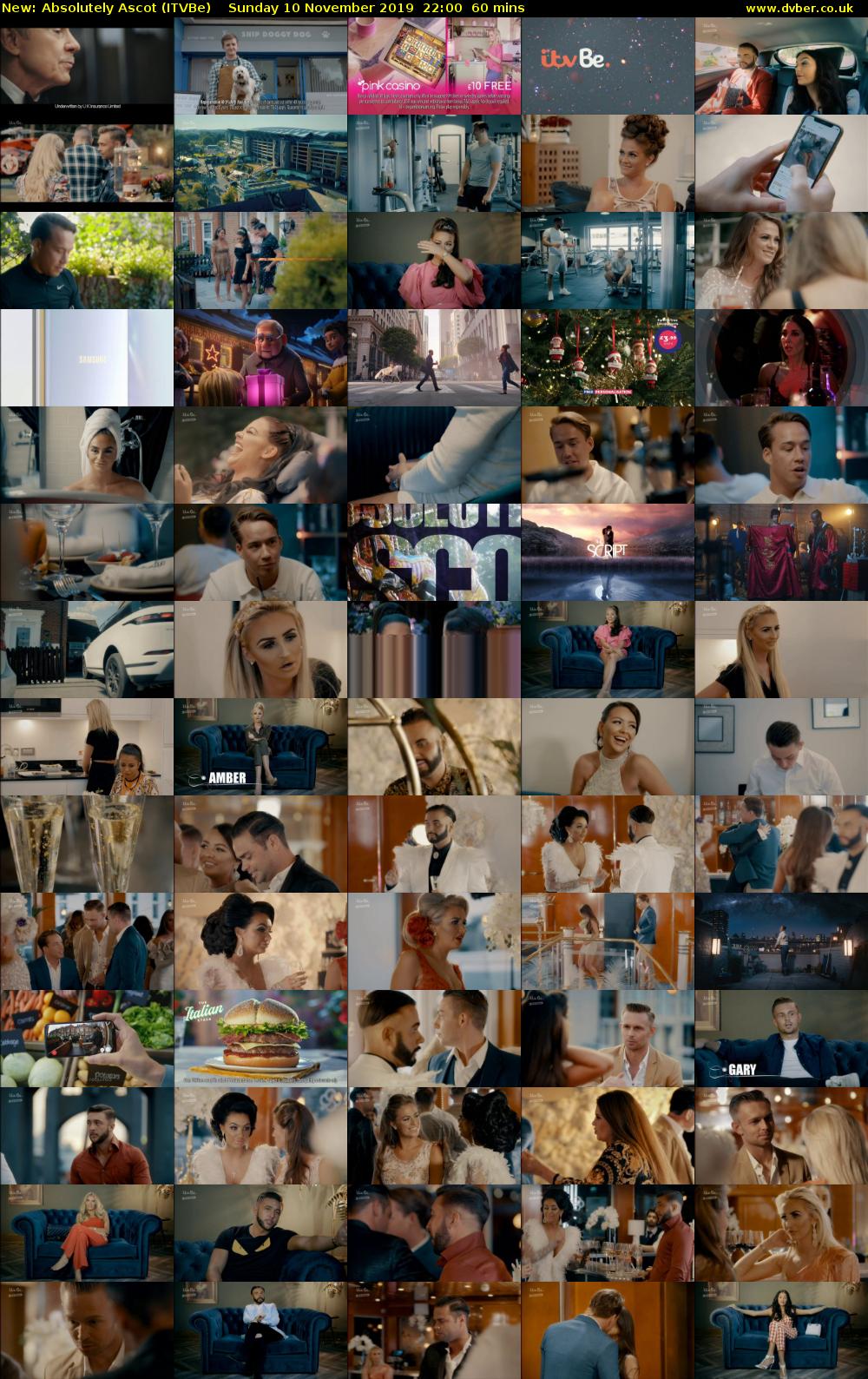 Absolutely Ascot (ITVBe) Sunday 10 November 2019 22:00 - 23:00