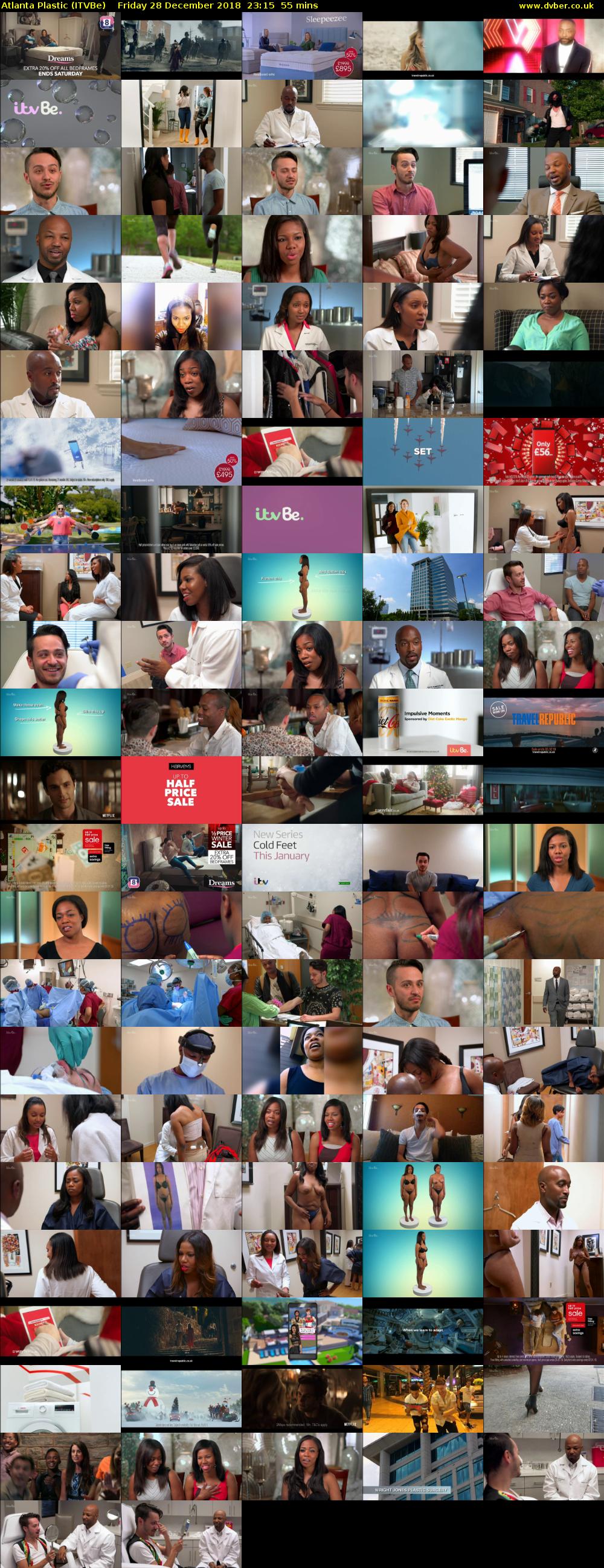 Atlanta Plastic (ITVBe) Friday 28 December 2018 23:15 - 00:10