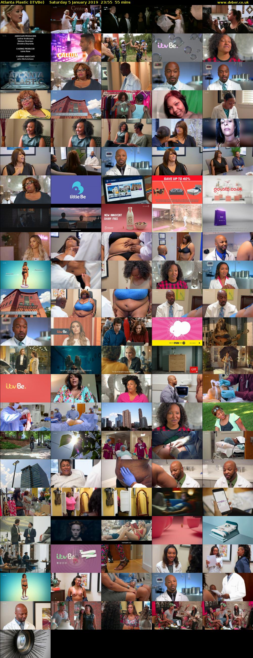 Atlanta Plastic (ITVBe) Saturday 5 January 2019 23:55 - 00:50