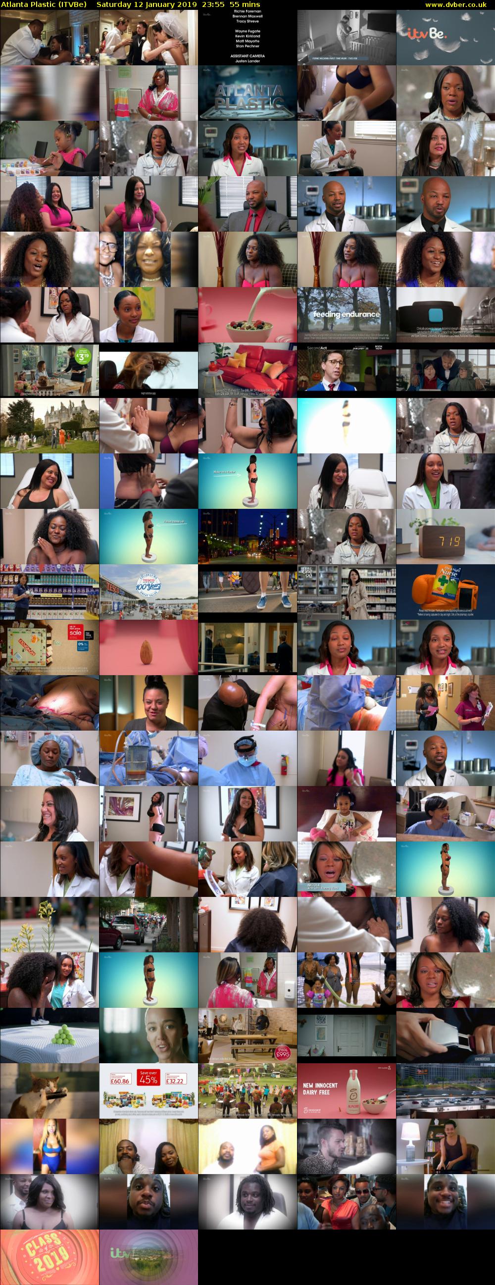 Atlanta Plastic (ITVBe) Saturday 12 January 2019 23:55 - 00:50