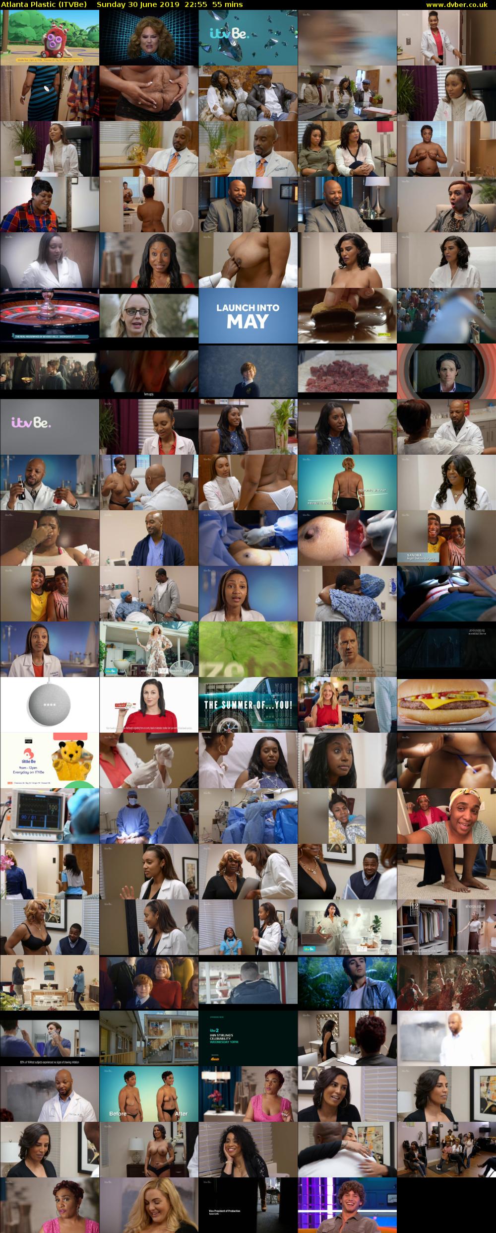 Atlanta Plastic (ITVBe) Sunday 30 June 2019 22:55 - 23:50