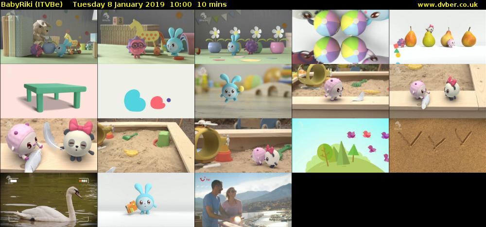 BabyRiki (ITVBe) Tuesday 8 January 2019 10:00 - 10:10