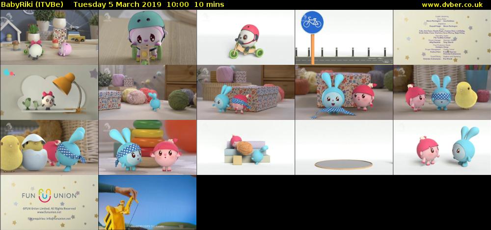 BabyRiki (ITVBe) Tuesday 5 March 2019 10:00 - 10:10