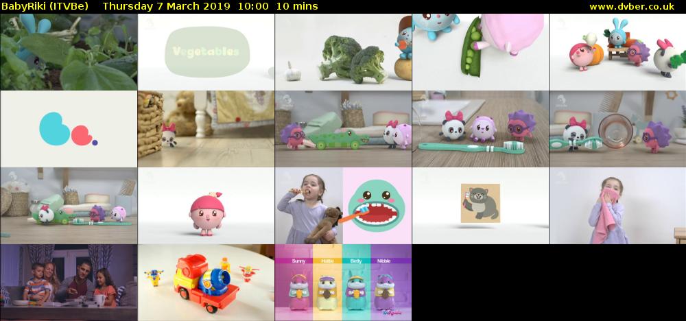 BabyRiki (ITVBe) Thursday 7 March 2019 10:00 - 10:10