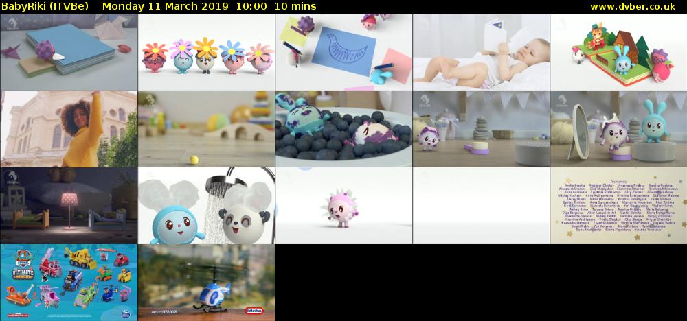 BabyRiki (ITVBe) Monday 11 March 2019 10:00 - 10:10