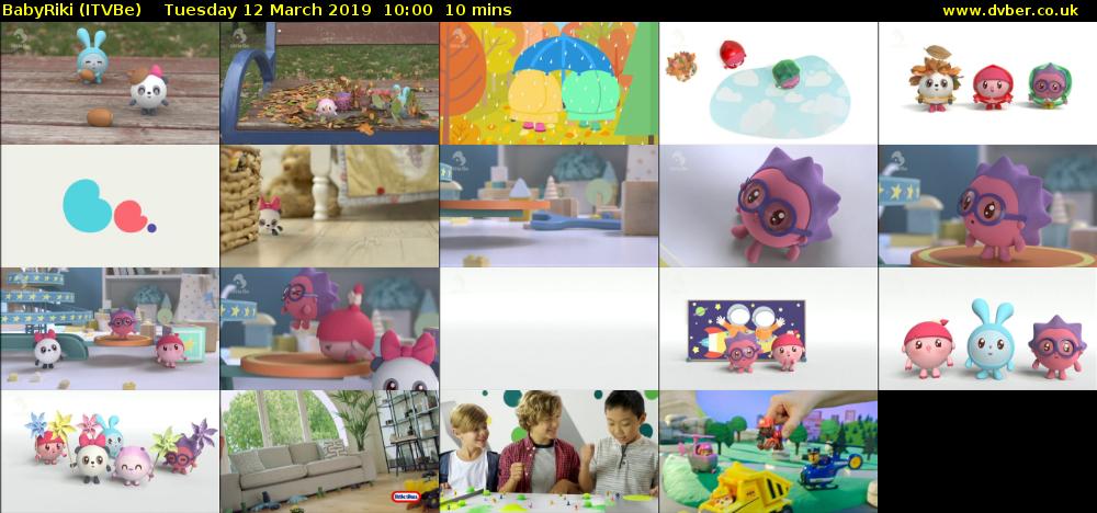 BabyRiki (ITVBe) Tuesday 12 March 2019 10:00 - 10:10