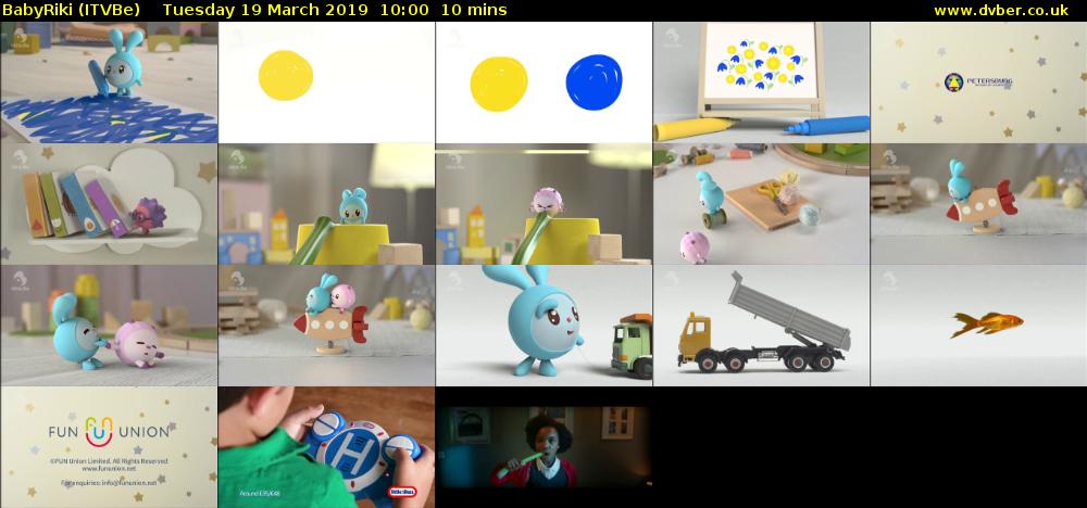 BabyRiki (ITVBe) Tuesday 19 March 2019 10:00 - 10:10