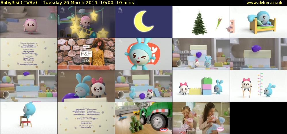BabyRiki (ITVBe) Tuesday 26 March 2019 10:00 - 10:10