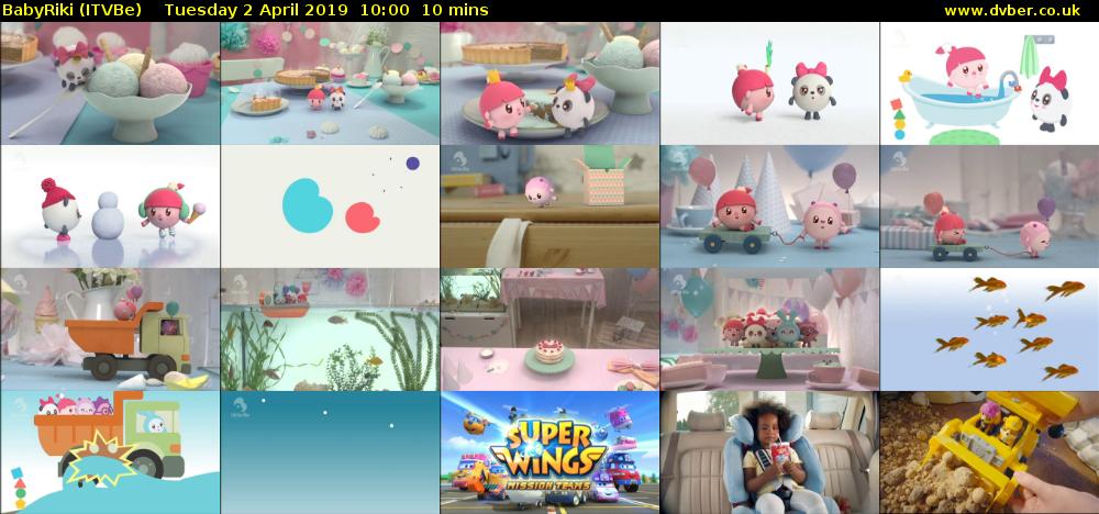 BabyRiki (ITVBe) Tuesday 2 April 2019 10:00 - 10:10