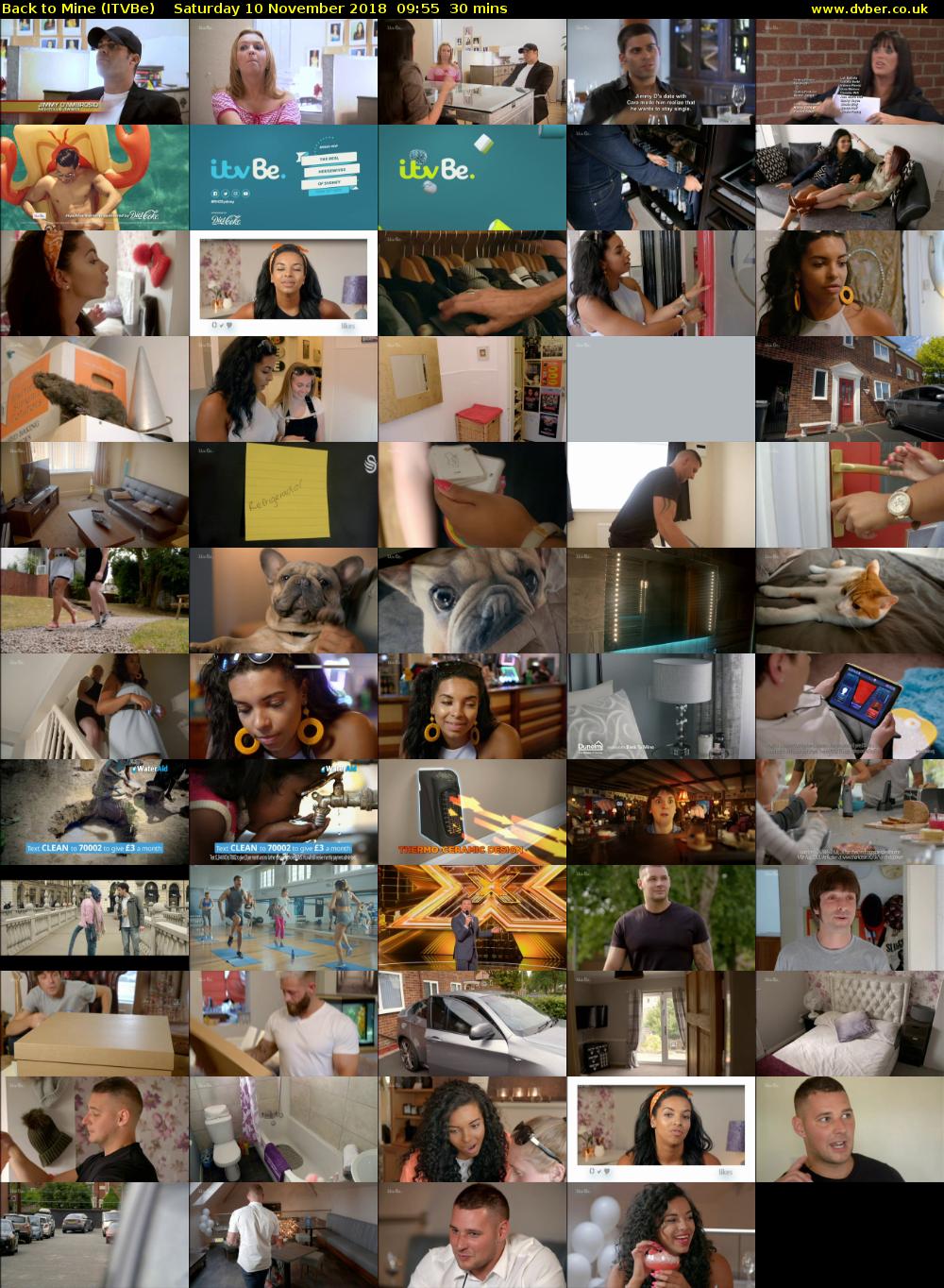 Back to Mine (ITVBe) Saturday 10 November 2018 09:55 - 10:25