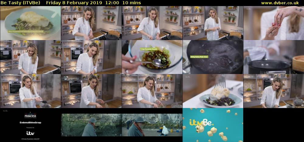 Be Tasty (ITVBe) Friday 8 February 2019 12:00 - 12:10