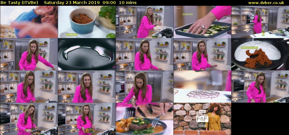 Be Tasty (ITVBe) Saturday 23 March 2019 09:00 - 09:10