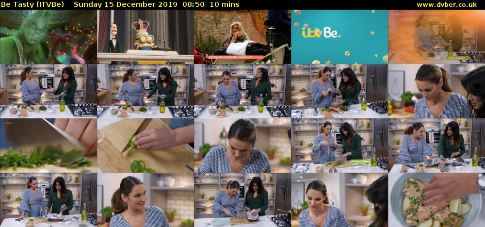 Be Tasty (ITVBe) Sunday 15 December 2019 08:50 - 09:00