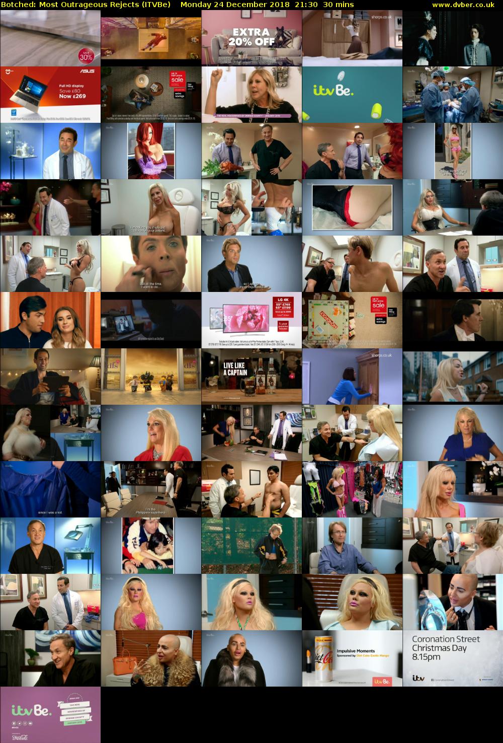 Botched: Most Outrageous Rejects (ITVBe) Monday 24 December 2018 21:30 - 22:00