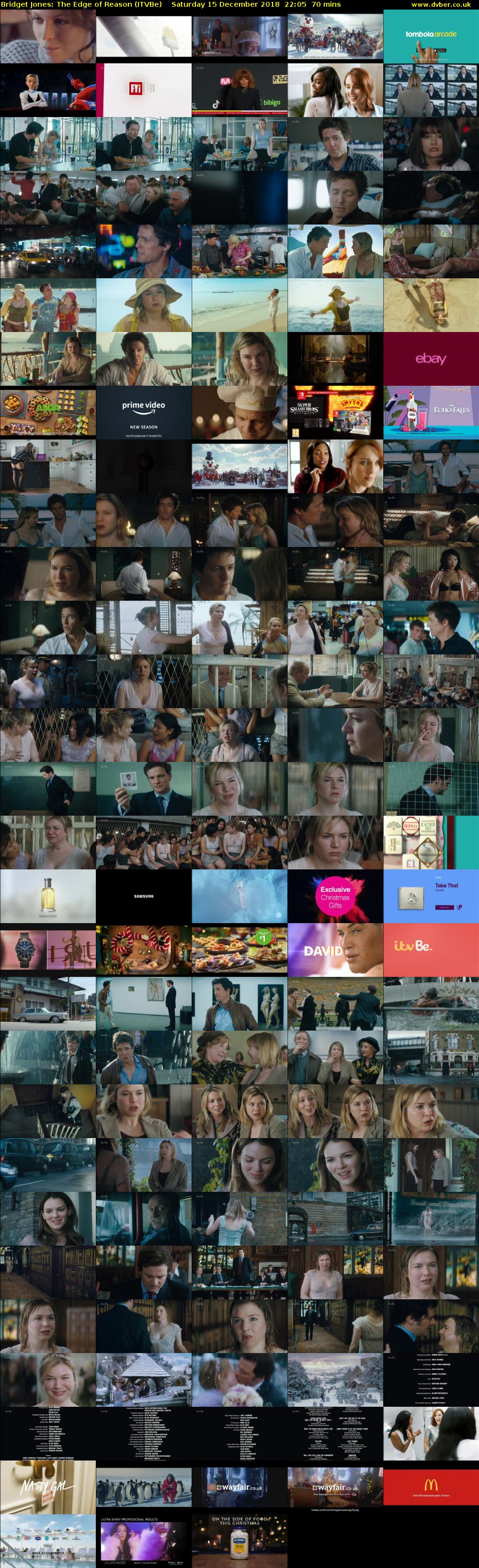 Bridget Jones: The Edge of Reason (ITVBe) Saturday 15 December 2018 22:05 - 23:15