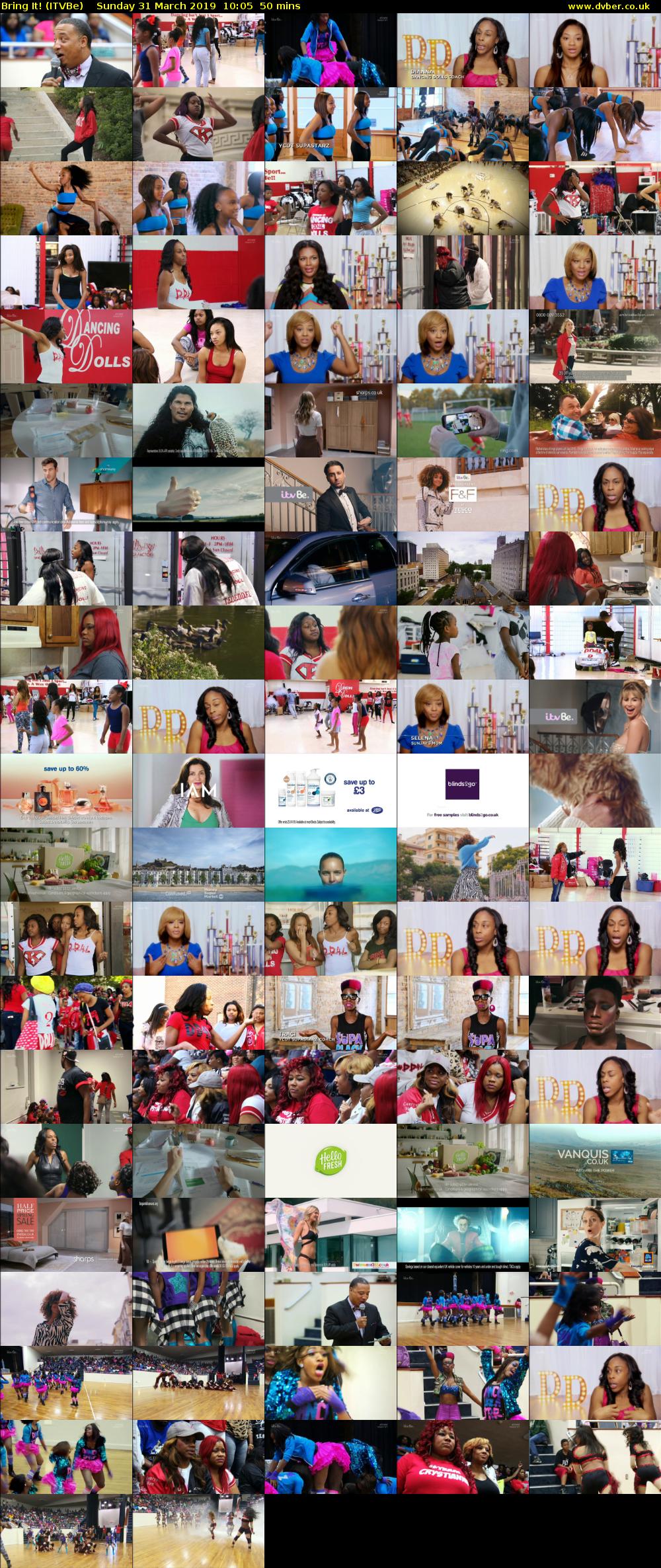 Bring It! (ITVBe) Sunday 31 March 2019 10:05 - 10:55