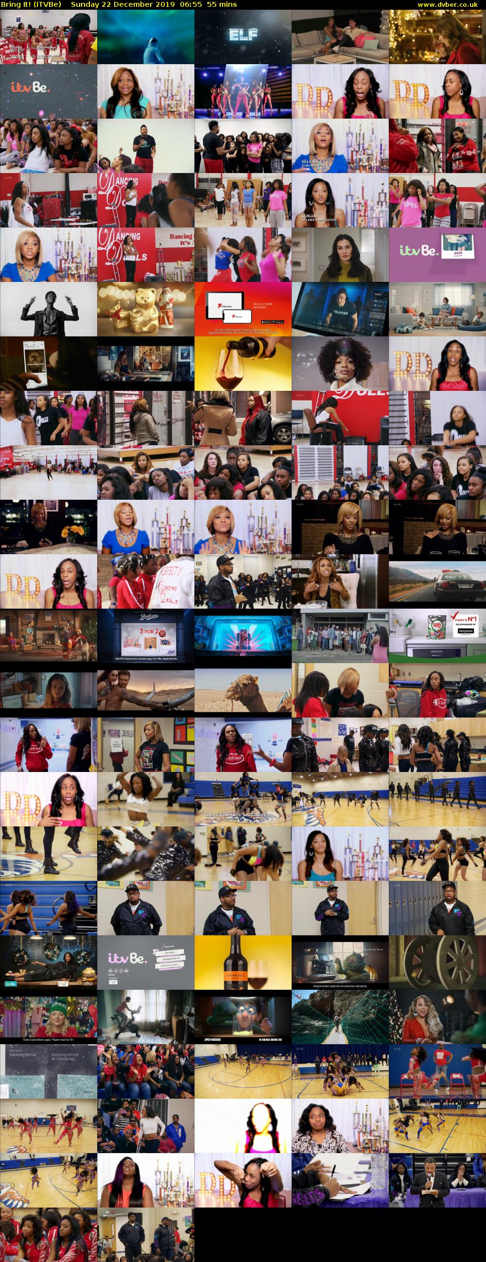 Bring It! (ITVBe) Sunday 22 December 2019 06:55 - 07:50