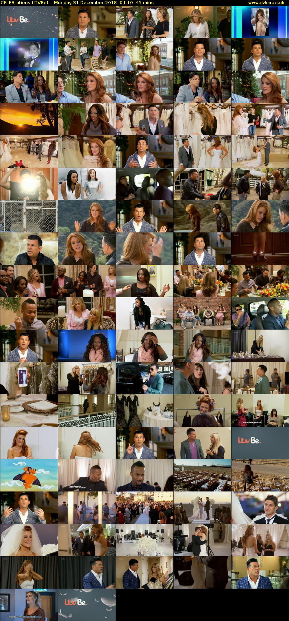 CELEBrations (ITVBe) Monday 31 December 2018 04:10 - 04:55