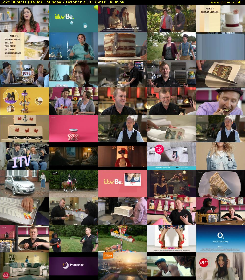 Cake Hunters (ITVBe) Sunday 7 October 2018 09:10 - 09:40