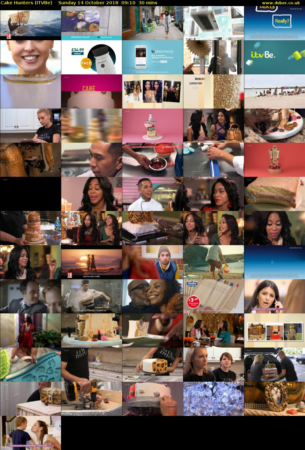 Cake Hunters (ITVBe) Sunday 14 October 2018 09:10 - 09:40