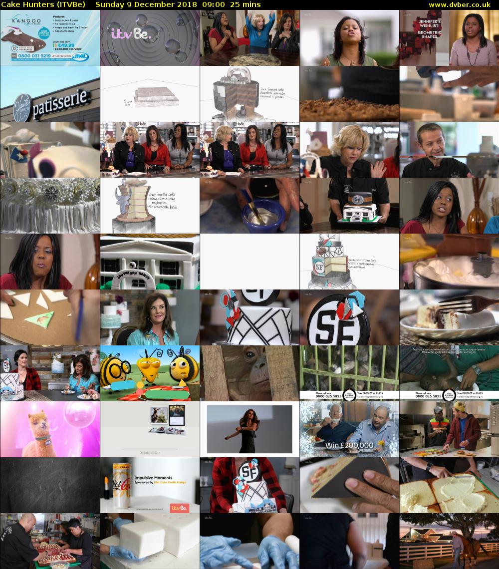 Cake Hunters (ITVBe) Sunday 9 December 2018 09:00 - 09:25