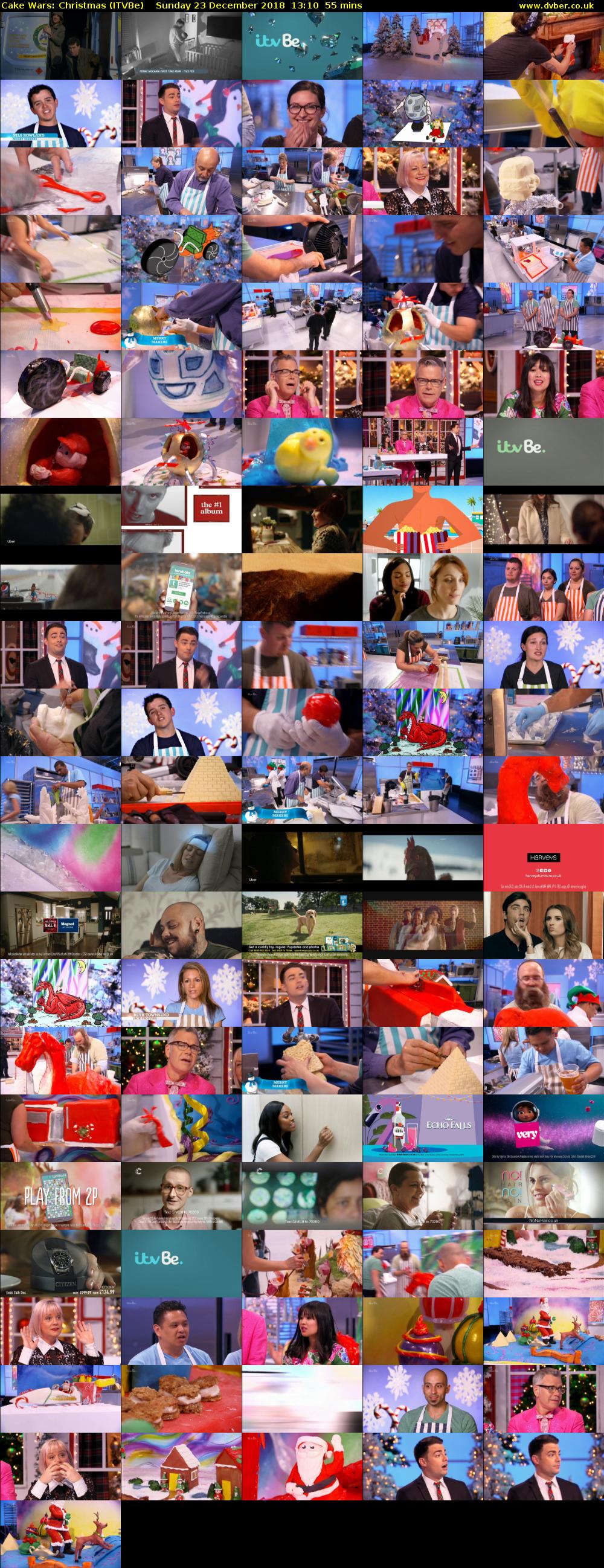 Cake Wars: Christmas (ITVBe) Sunday 23 December 2018 13:10 - 14:05